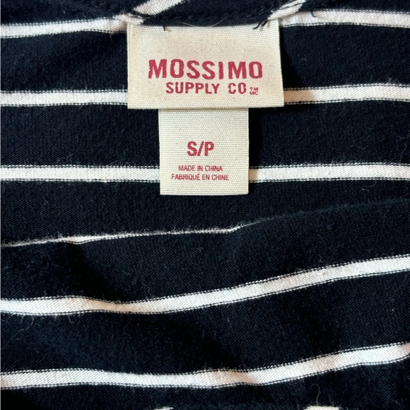 Mossimo Dress Striped Symmetrical Pattern Flowy Tank Summer Dress Blue Size S/P - Picture 6 of 10